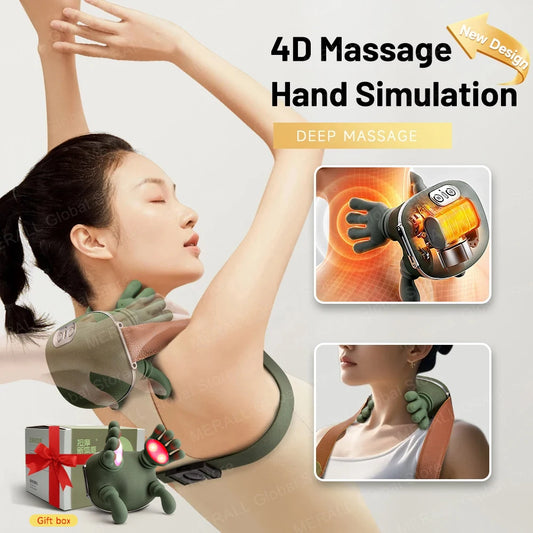 4D Hand Motion Neck Massager